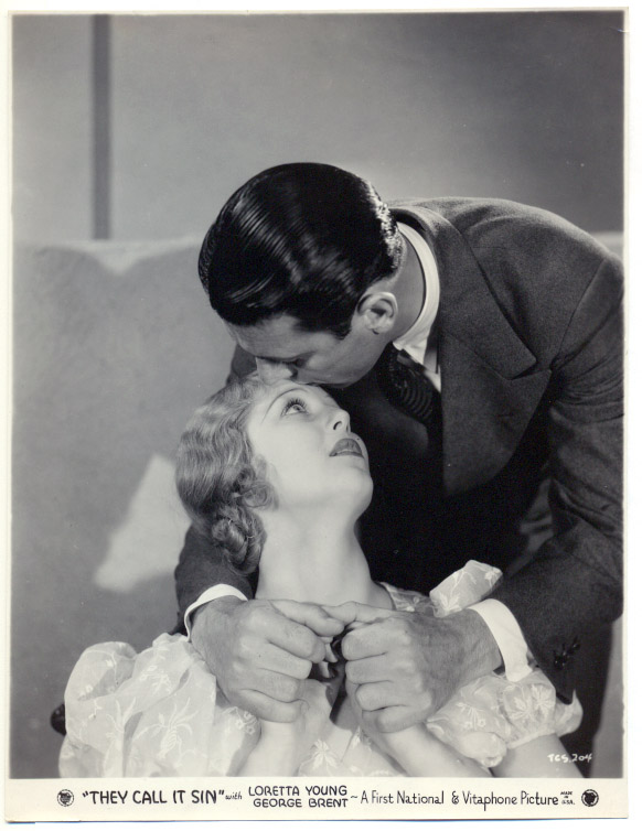 Loretta Young & George Brent in They Call It Sin (1932)